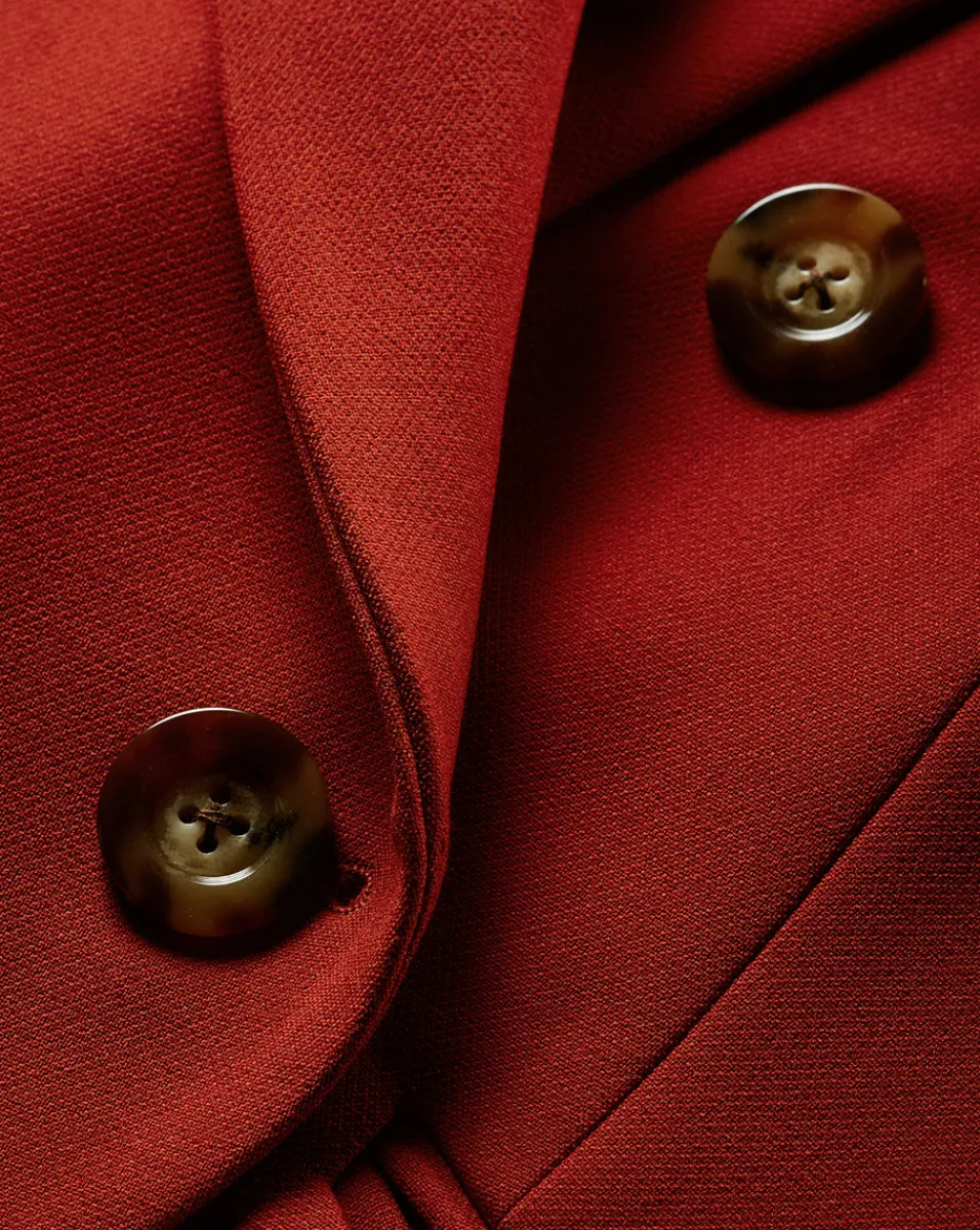 Veronica Beard Jackets & Outerwear*Hirsh Dickey Jacket in Brick Red BrickRed