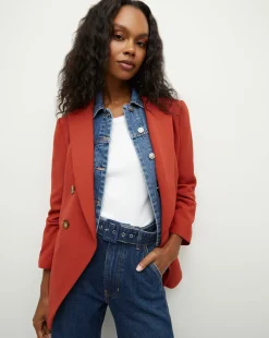 Veronica Beard Jackets & Outerwear*Hirsh Dickey Jacket in Brick Red BrickRed