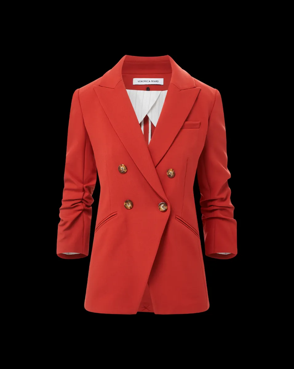Veronica Beard Jackets & Outerwear*Hirsh Dickey Jacket in Brick Red BrickRed