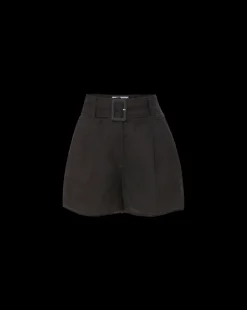 Veronica Beard Skirts & Shorts*Hobbes Stretch-Linen Short in Black