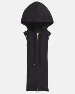 Veronica Beard Dickeys|Extended Sizes*Hoodie Dickey Black