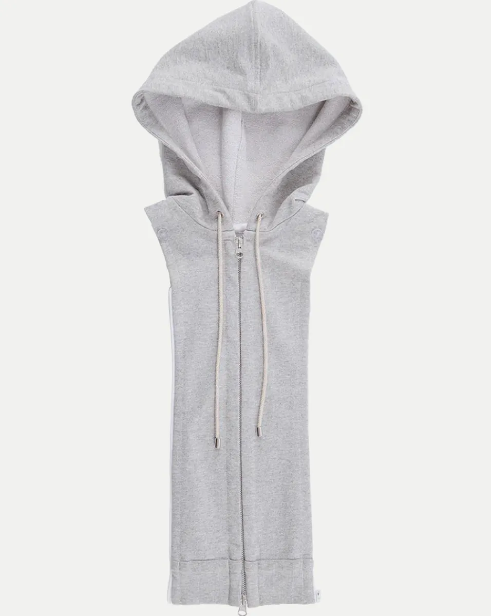 Veronica Beard Dickeys|Extended Sizes*Hoodie Dickey HeatherGrey