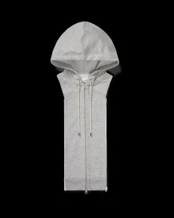 Veronica Beard Dickeys|Extended Sizes*Hoodie Dickey HeatherGrey