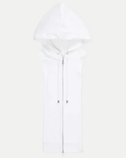 Veronica Beard Dickeys|Extended Sizes*Hoodie Dickey White
