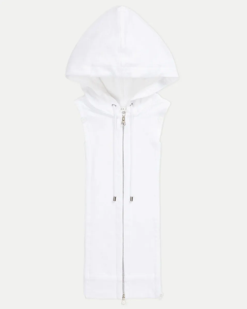 Veronica Beard Dickeys|Extended Sizes*Hoodie Dickey White