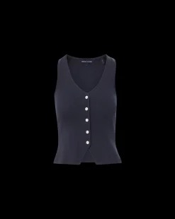 Veronica Beard Tops*Hoorne Tank in Navy