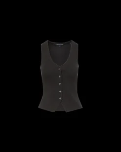 Veronica Beard Tops|The Veronicas' Favorites*Hoorne Vest Tank Top in Black