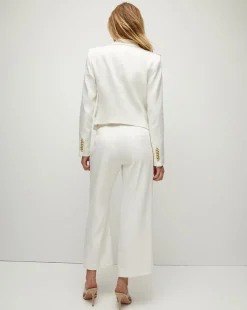 Veronica Beard Jackets & Outerwear|Vb Classics*Hosanna Linen Dickey Jacket in Off-White