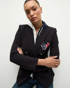 Veronica Beard Jackets & Outerwear*Houston Texans Dickey Jacket in Navy/Silver HoustonTexans