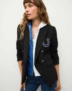 Veronica Beard Jackets & Outerwear*Indianapolis Colts Dickey Jacket in Black/Silver IndianapolisColts
