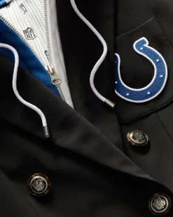 Veronica Beard Jackets & Outerwear*Indianapolis Colts Dickey Jacket in Black/Silver IndianapolisColts