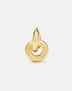Veronica Beard Accessories|The Veronicas' Favorites*Interlocking Hoop Earring Gold