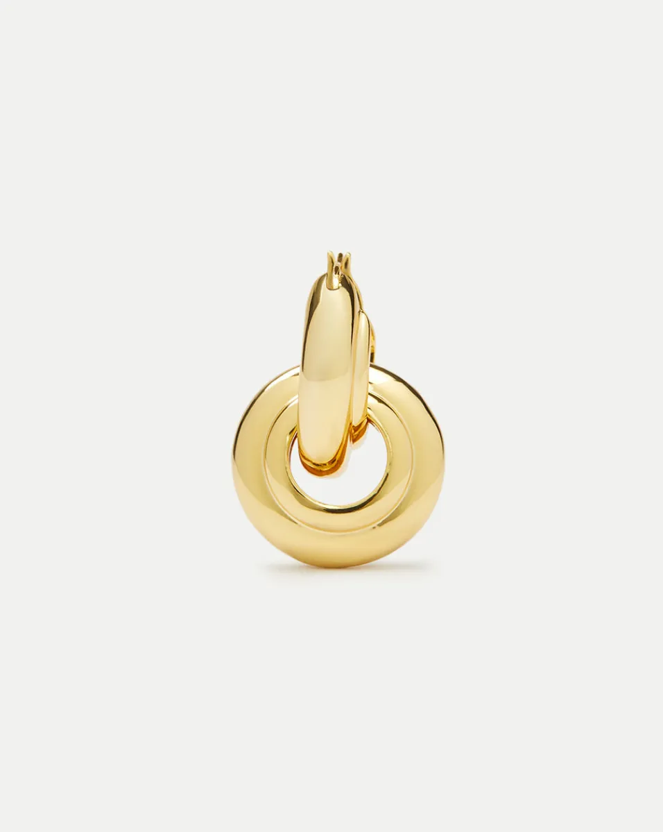 Veronica Beard Accessories|The Veronicas' Favorites*Interlocking Hoop Earring Gold