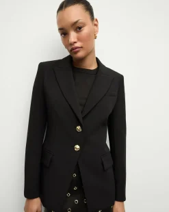 Veronica Beard Jackets & Outerwear|Matching Sets*Izara Dickey Jacket in | Blazer Black