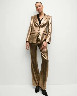 Veronica Beard Jackets & Outerwear|Matching Sets*Izara Dickey Jacket in Vintage Gold x Poppy Delevingne VintageGold