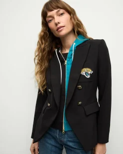 Veronica Beard Jackets & Outerwear*Jacksonville Jaguars Dickey Jacket in Black/Gold JacksonvilleJaguars