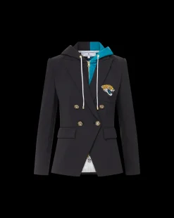 Veronica Beard Jackets & Outerwear*Jacksonville Jaguars Dickey Jacket in Black/Gold JacksonvilleJaguars