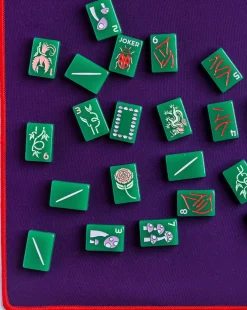 Veronica Beard Accessories|The Gift Guide*Green Mahjong Tiles | The Lucky Line in Jade