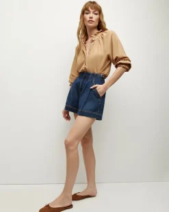 Veronica Beard Skirts & Shorts*Jaffe Denim Short in Bright Blue BrightBlue