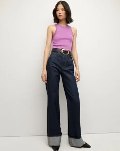 Veronica Beard Tops|Sweaters*Jerrel Cashmere Tank Top in Purple OrchidDusk