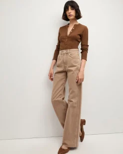 Veronica Beard Tops|The Veronicas' Favorites*Jocelyn Henley Shirt in Brown DarkCocoa