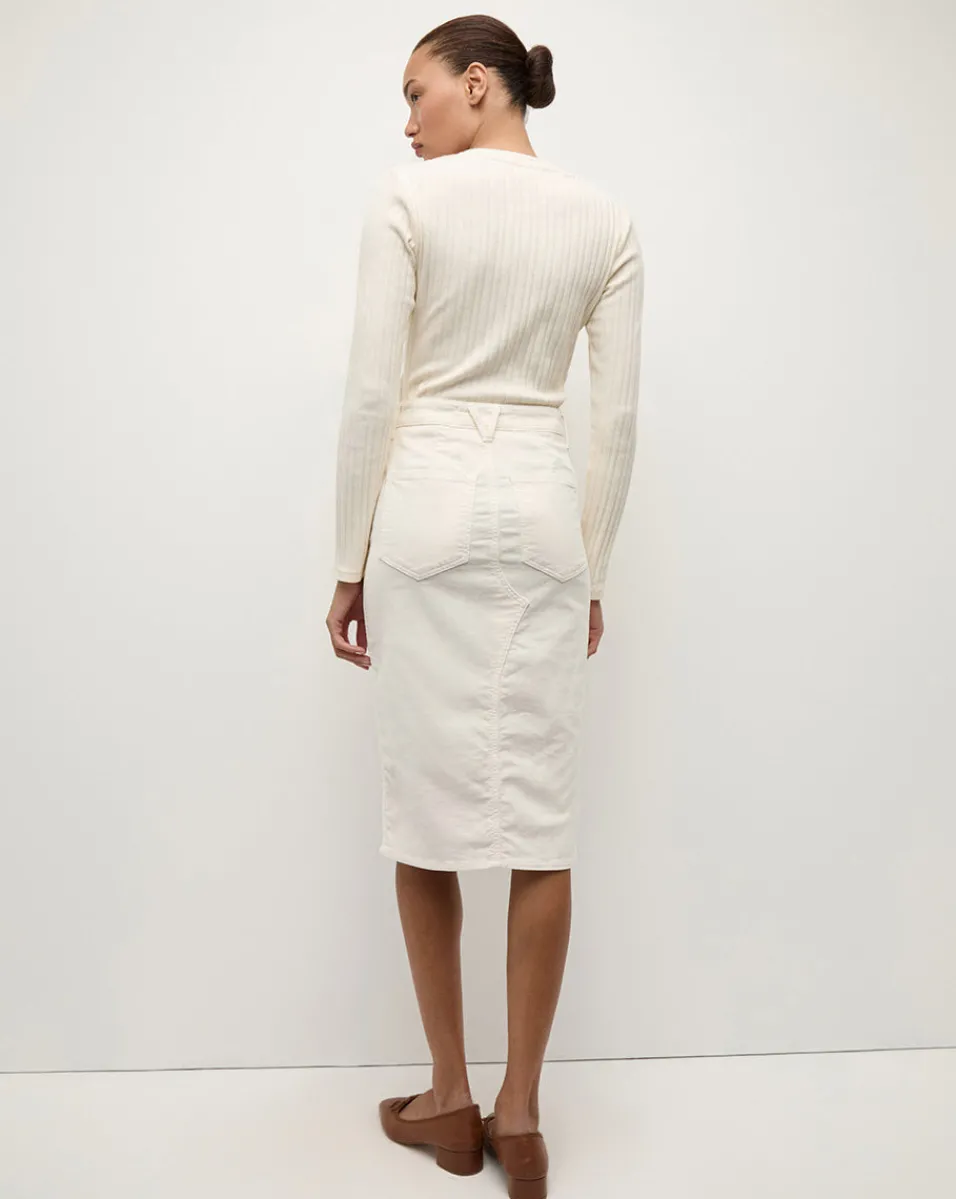 Veronica Beard Tops*Jocelyn Henley Shirt in Ivory
