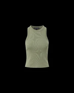 Veronica Beard Tops*Jordyn Cropped Tank in Sage