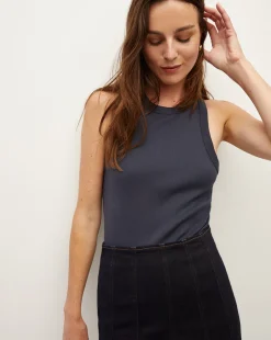 Veronica Beard Tops|Vb Classics*Jordyn Tank Navy
