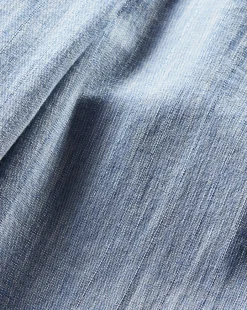Veronica Beard Pants*Jude Metallic Pinstripe Pant in Blue Oasis BlueOasis