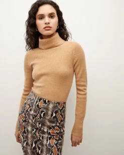 Veronica Beard Sweaters|Tops*Jurnee Cashmere Turtleneck Camel