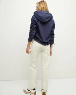 Veronica Beard Jackets & Outerwear*Kaeli Twill Half-Zip Anorak in Marine