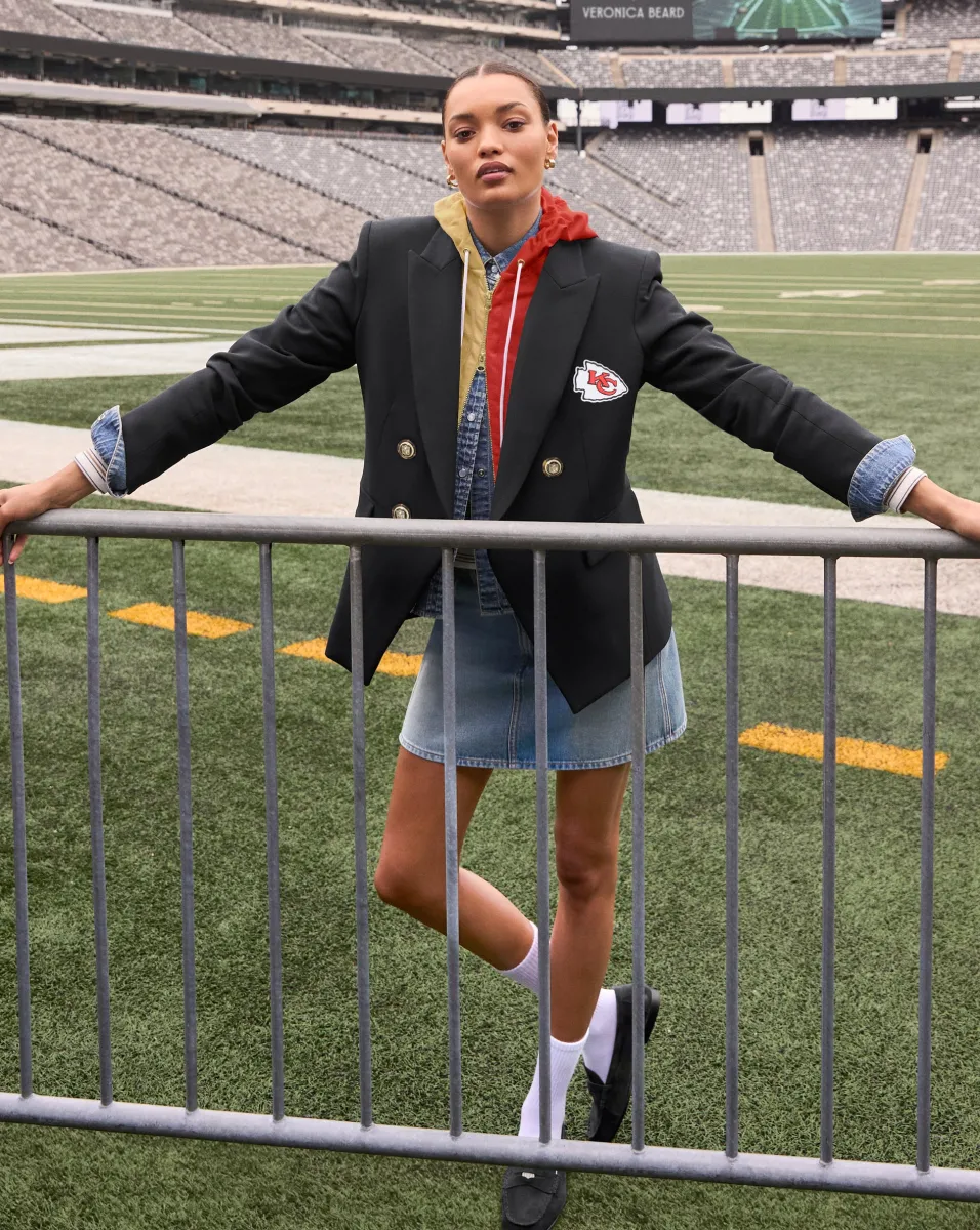 Veronica Beard Jackets & Outerwear*Kansas City Chiefs Dickey Jacket in Black/Gold KansasCityChiefs