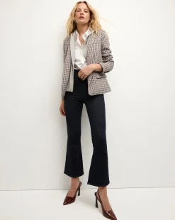 Veronica Beard Jackets & Outerwear|Matching Sets*Katie Plaid Dickey Jacket in Oat, Pink & Red Check OatMulti