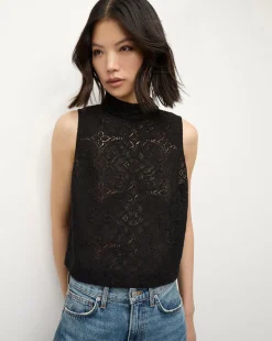 Veronica Beard Tops|Matching Sets*Katmai Lace Top in Black