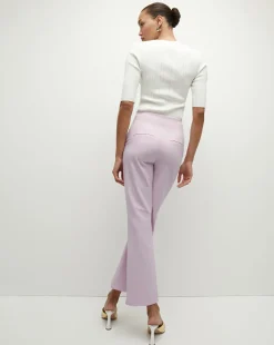Veronica Beard Pants*Kean Orchid Slim-Leg Pant BarelyOrchid