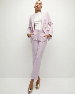 Veronica Beard Pants*Kean Orchid Slim-Leg Pant BarelyOrchid