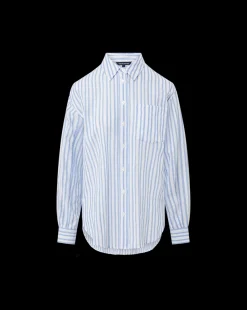 Veronica Beard Tops*Keiko Button-Down Shirt in Blue/White