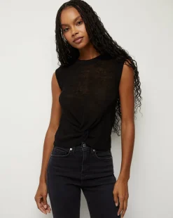Veronica Beard Tops|Sweaters*Kellen Twist-Front Sweater Black
