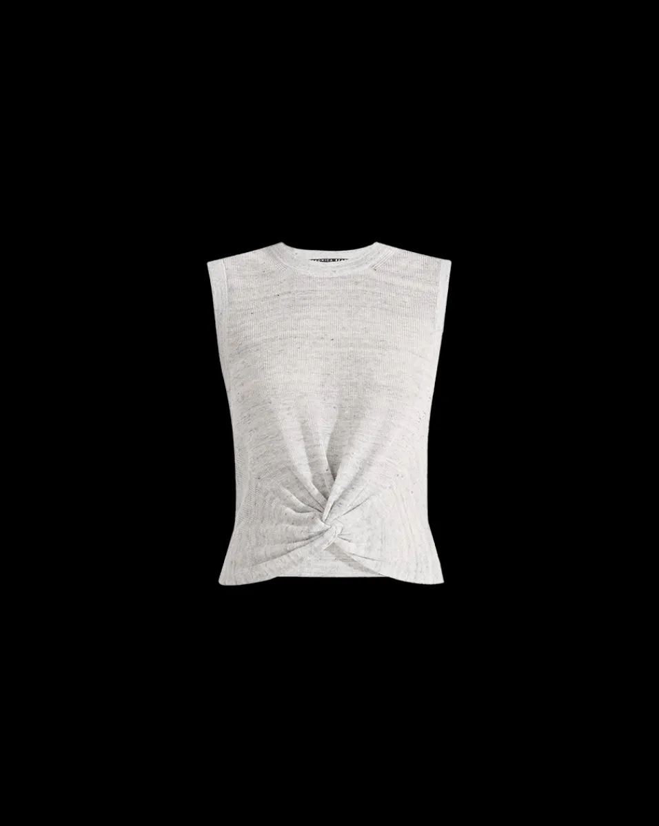 Veronica Beard Tops|Sweaters*Kellen Twist-Front Sweater GreyMelange