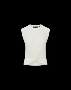 Veronica Beard Tops|Sweaters*Kellen Twist-Front Sweater Ivory