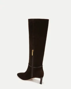 Veronica Beard Boots & Booties|The Gift Guide*Kenzie Mid-Heel Tall Boot in Espresso