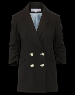 Veronica Beard Jackets & Outerwear*Kiernan Linen Dickey Jacket in Black