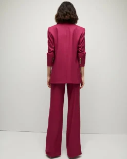 Veronica Beard Jackets & Outerwear*Kiernan Linen Dickey Jacket Wildberry