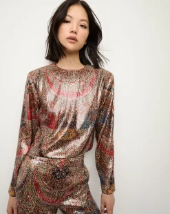 Veronica Beard Tops|The Veronicas' Favorites*Kippa Top in Red Multi RedMulti