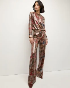 Veronica Beard Tops|The Veronicas' Favorites*Kippa Top in Red Multi RedMulti