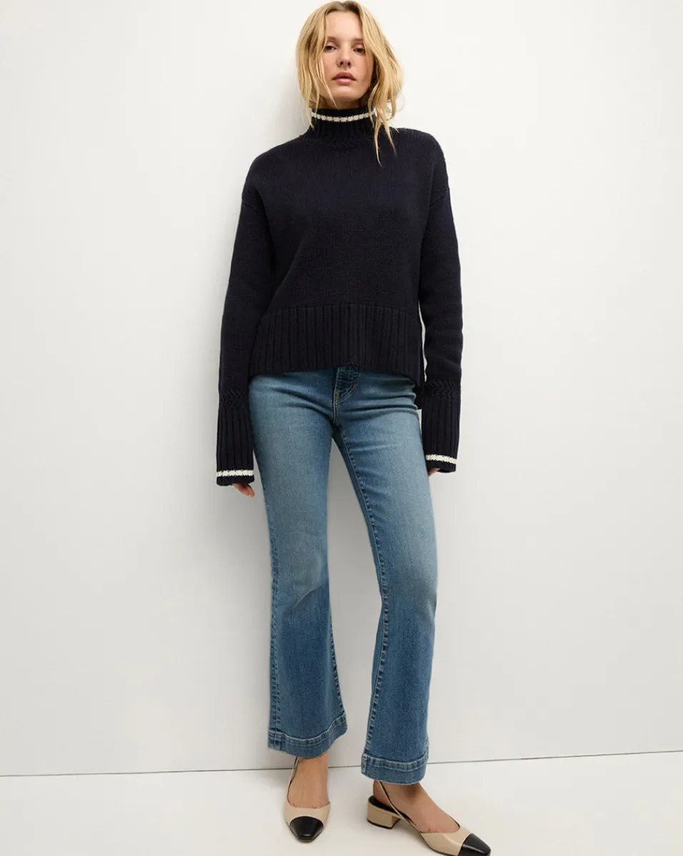 Veronica Beard Sweaters|Tops*Lancetti Turtleneck Sweater in Navy