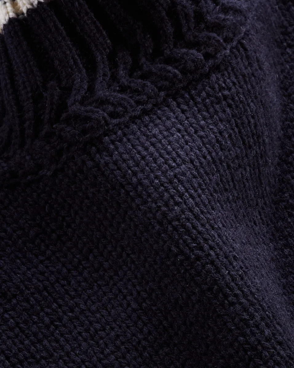Veronica Beard Sweaters|Tops*Lancetti Turtleneck Sweater in Navy