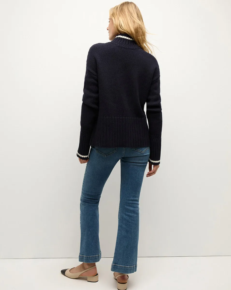 Veronica Beard Sweaters|Tops*Lancetti Turtleneck Sweater in Navy