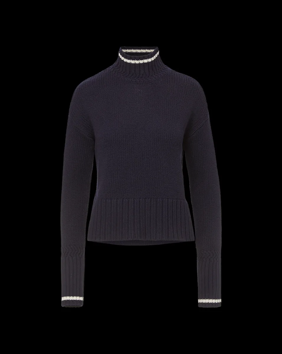 Veronica Beard Sweaters|Tops*Lancetti Turtleneck Sweater in Navy