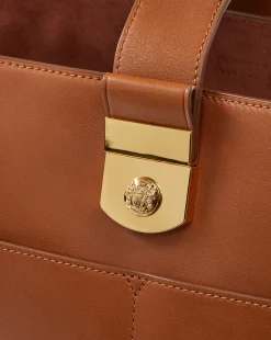 Veronica Beard Shoulder Bags|Vb Classics*Large Crest Lock Bucket Bag in Hazelwood